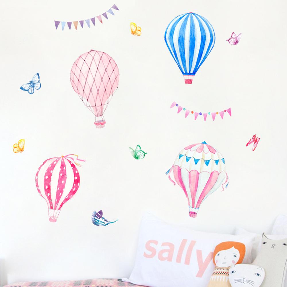 ملصق جداري على شكل منطاد هوائي - مراجعة Baby Nursery Murals وسعره