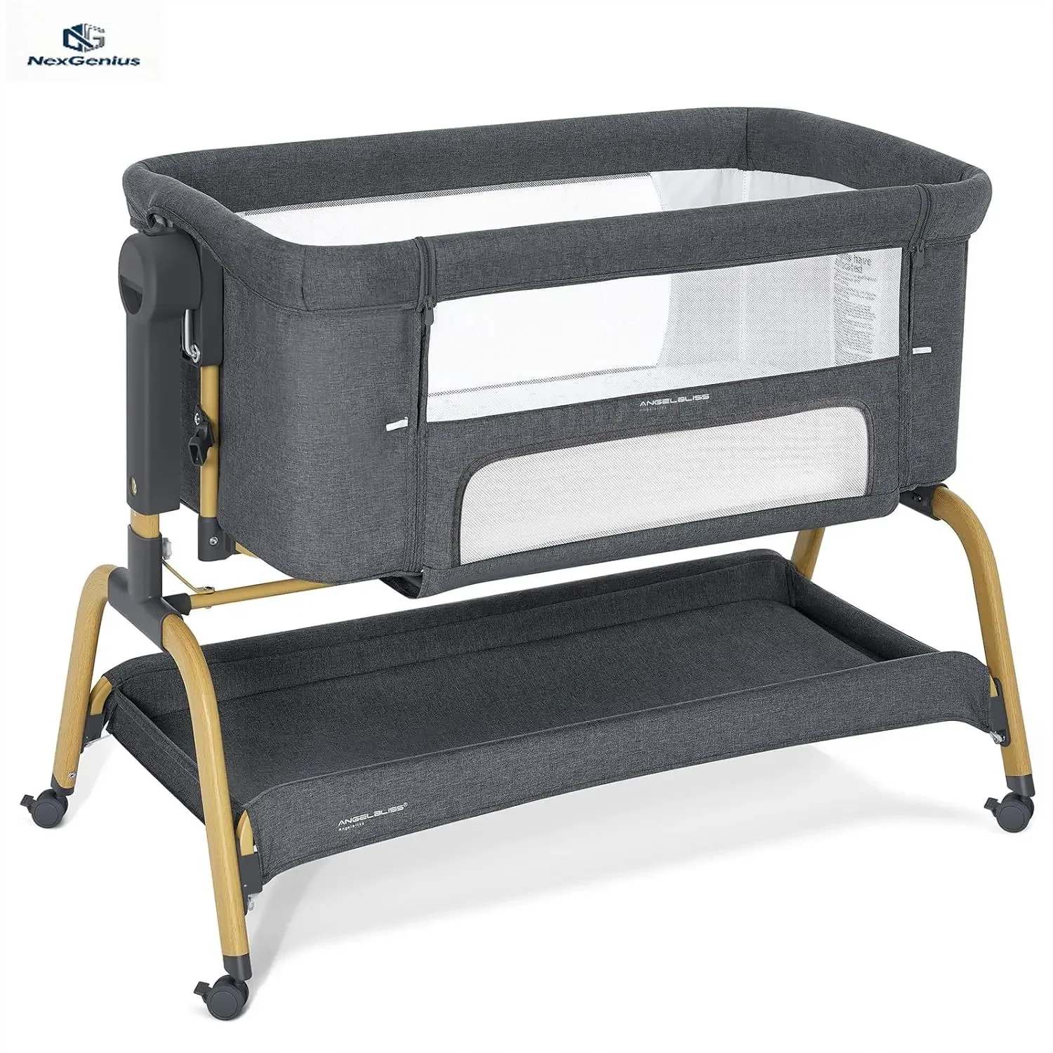 سرير أطفال 3 في 1 قابل للطي مع - مراجعة Bassinet Bedside Sleeper وسعره