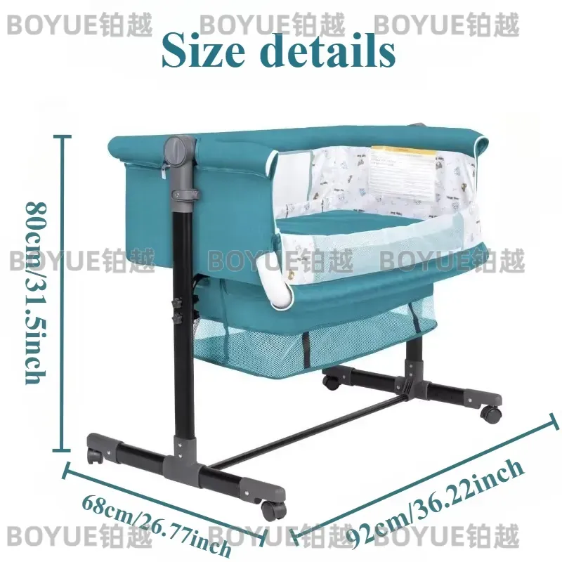 سرير أطفال 3 في 1 مع شبكة تهوي - مراجعة Bassinet Bedside Sleeper وسعره