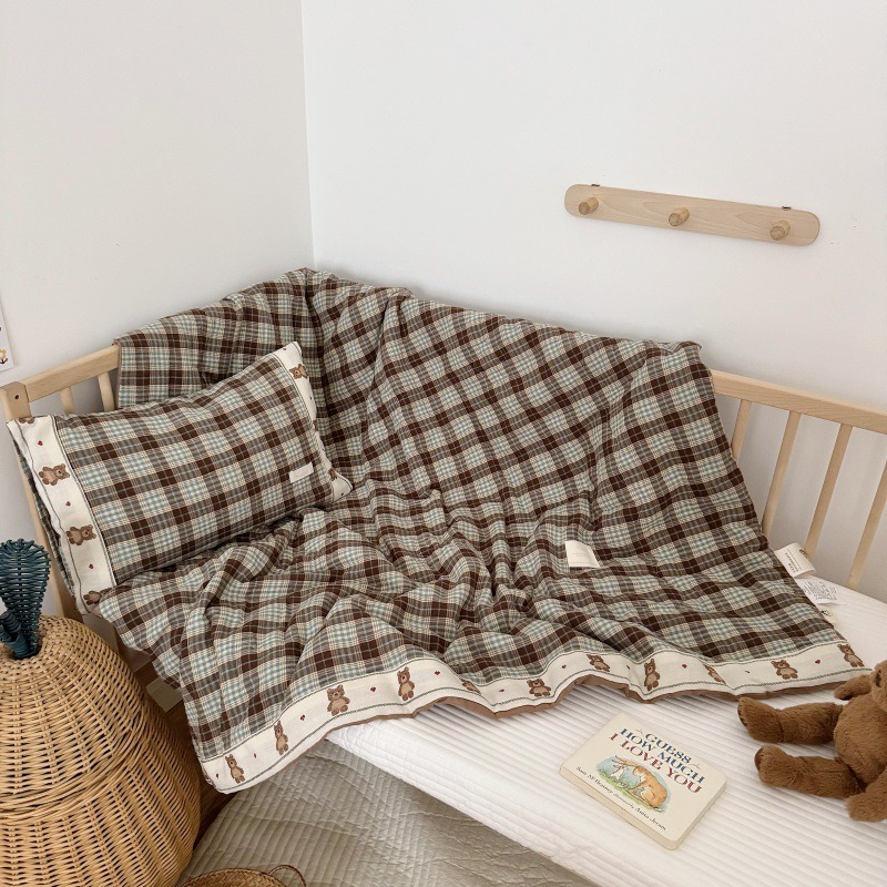 لحاف كتان شبكي مسامي للأطفال - - مراجعة Baby Nursery Quilts وسعره