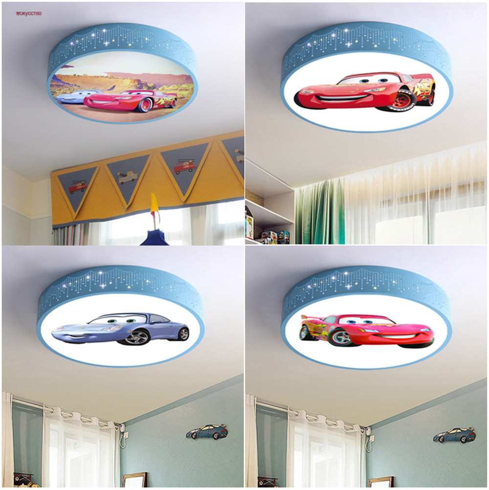 الكرتون سيارة مستديرة Led مصبا - مراجعة Baby Nursery Ceiling Light وسعره
