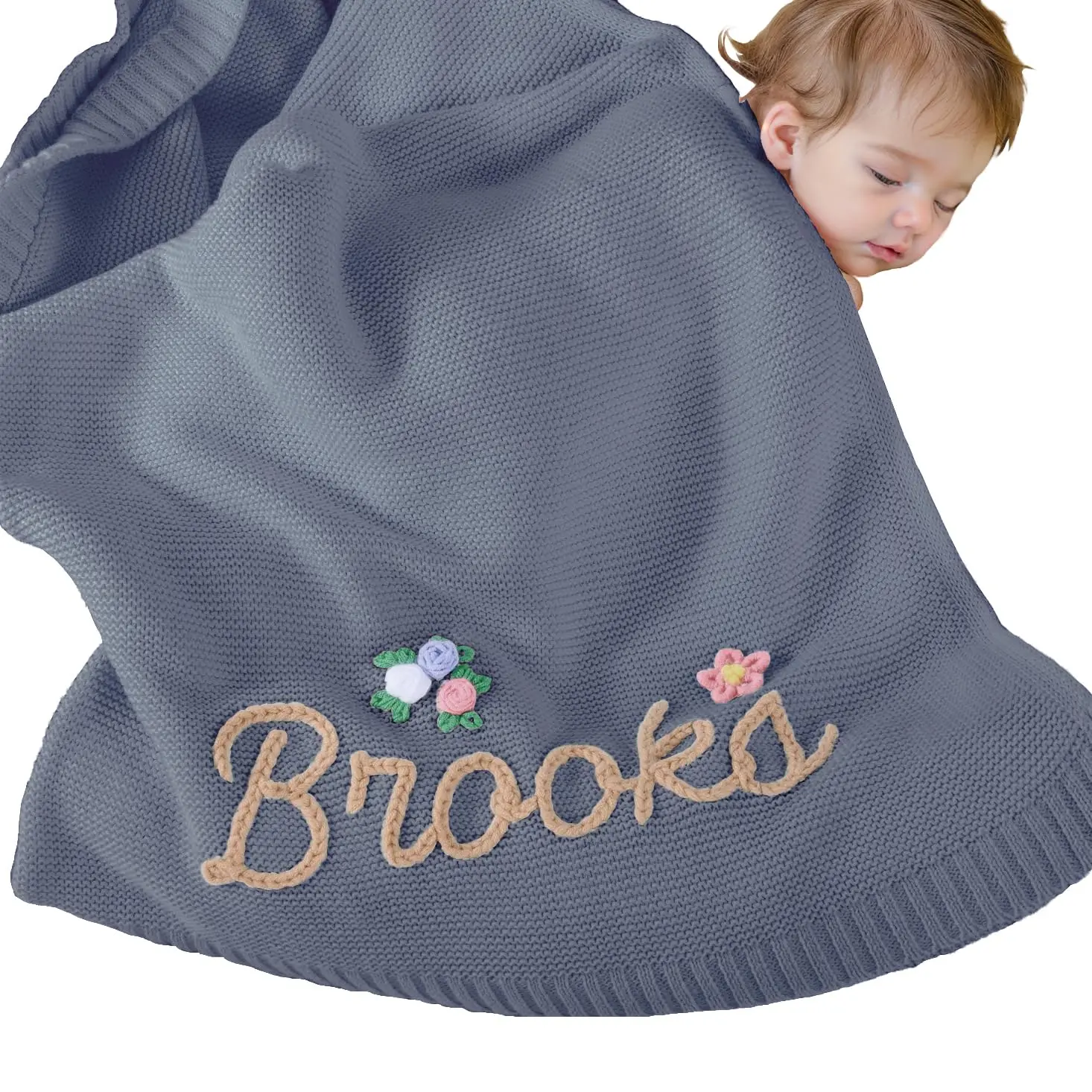 شخصية الطفل بطانية اسم مخصص ال - مراجعة Baby Nursery Embroidery وسعره