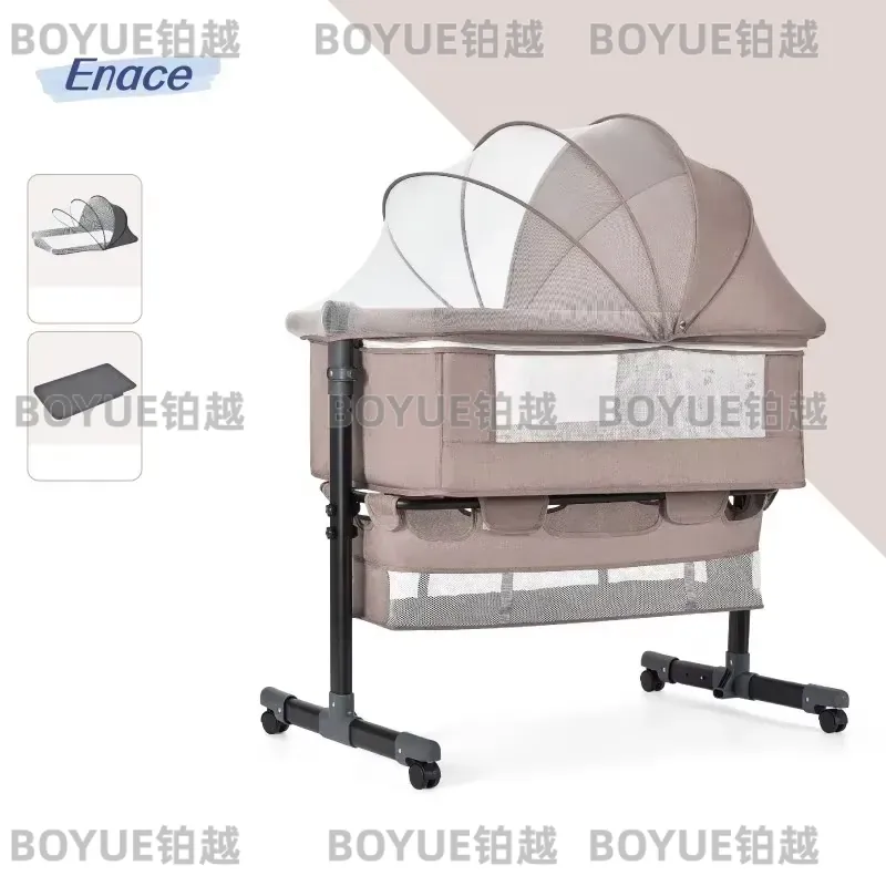 سرير أطفال قابل للطي من الألوم - مراجعة Bassinet Bedside Sleeper وسعره