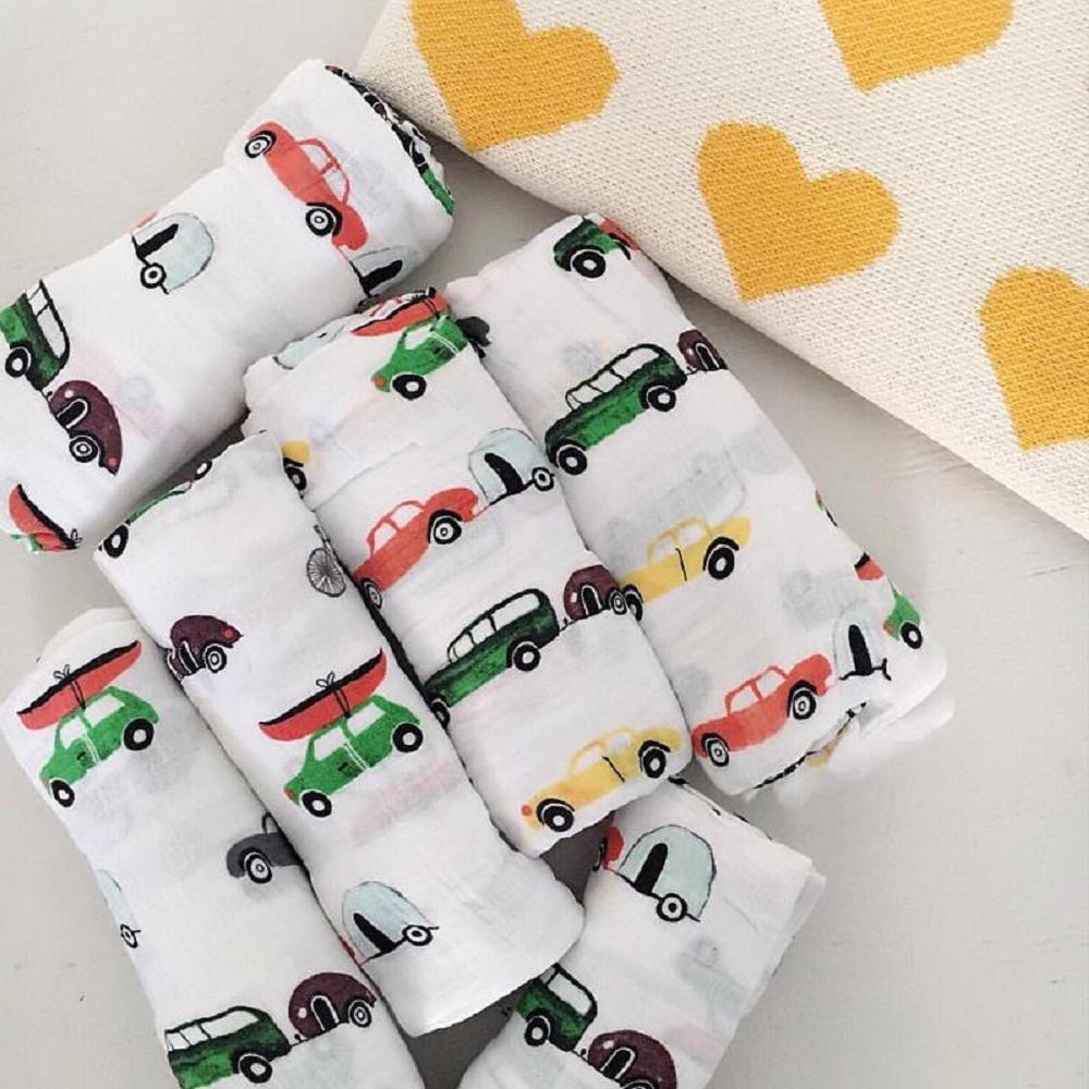 سيارة فائقة النعومة 47x47 بوصة - مراجعة Swaddle Blanket Muslin وسعره