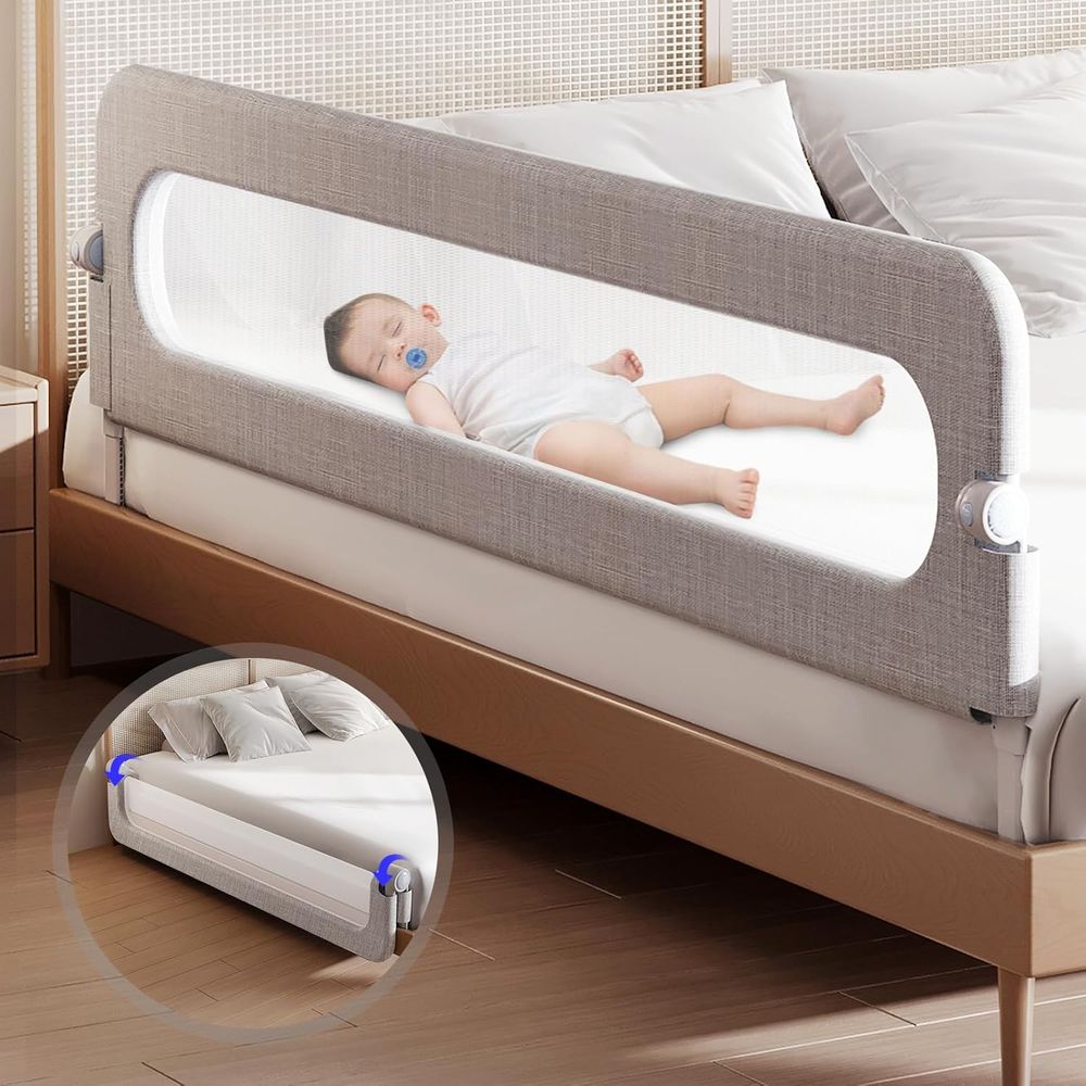 حواجز سرير للأطفال - حاجز سرير - مراجعة Bed Rail Toddler وسعره