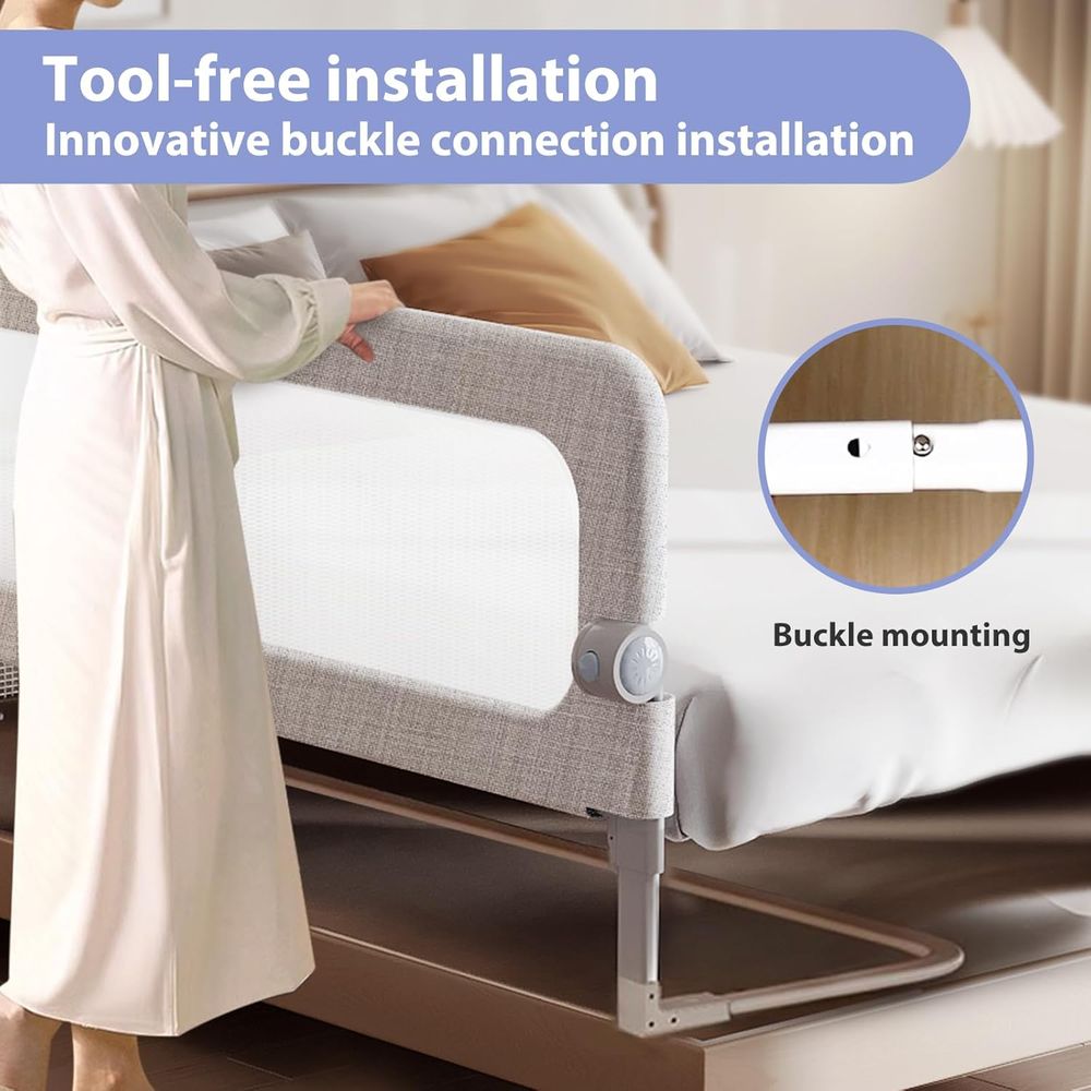 حواجز سرير للأطفال - حاجز سرير - مراجعة Bed Rail Toddler وسعره