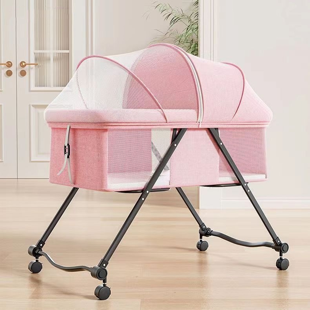 غطاء سرير محمول مع شبكة ناموسي - مراجعة Bassinet Bedside Sleeper وسعره