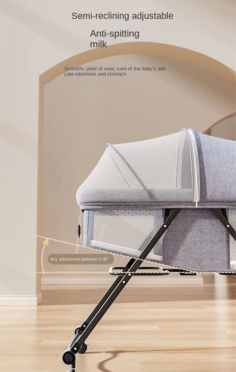 غطاء سرير محمول مع شبكة ناموسي - مراجعة Bassinet Bedside Sleeper وسعره