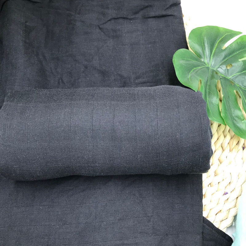 لون أسود نقي الطفل التفاف التر - مراجعة Swaddle Blanket Muslin وسعره