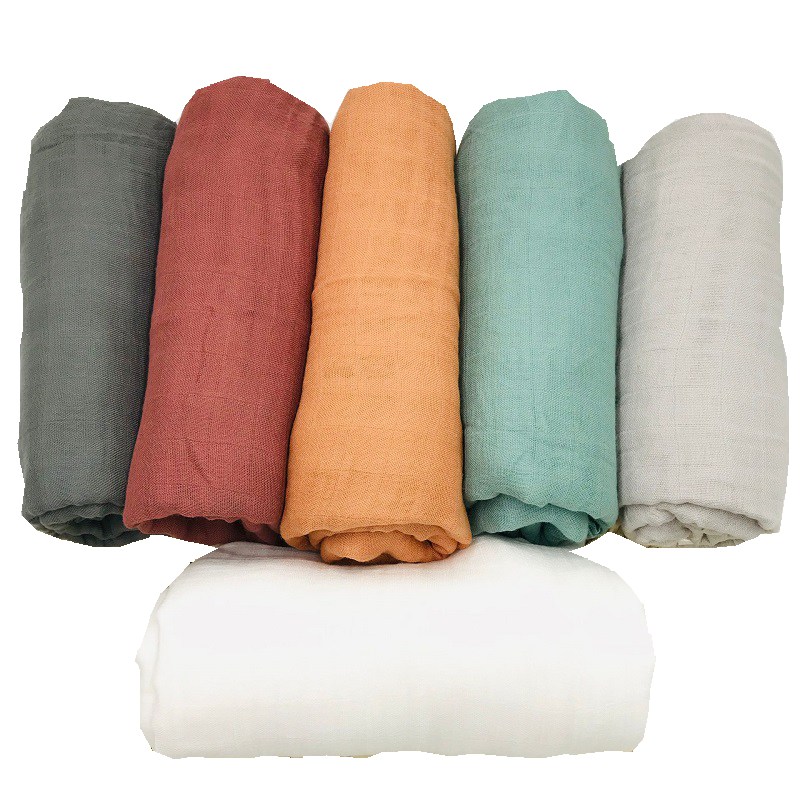 لون أسود نقي الطفل التفاف التر - مراجعة Swaddle Blanket Muslin وسعره