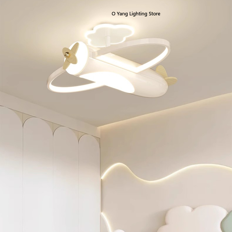 كريم نمط طائرة أضواء السقف LED - مراجعة Baby Nursery Ceiling Light وسعره