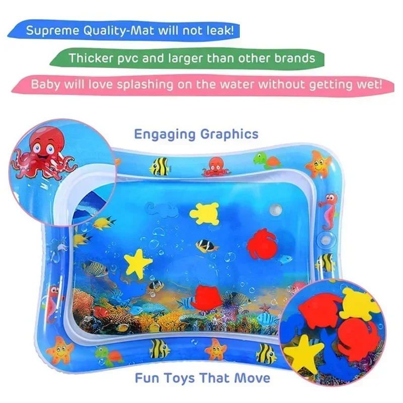 حصيرة لعب مائية قابلة للنفخ من - مراجعة Baby Nursery Cushion وسعره