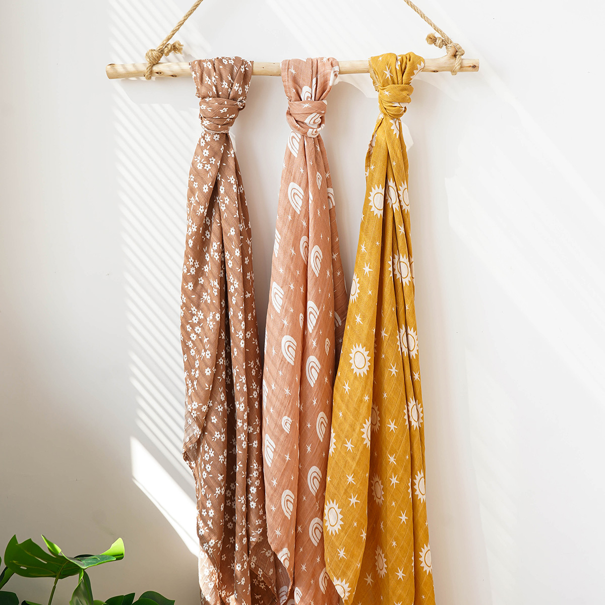120x110 سنتيمتر 2 طبقات الطفل  - مراجعة Swaddle Blanket Muslin وسعره