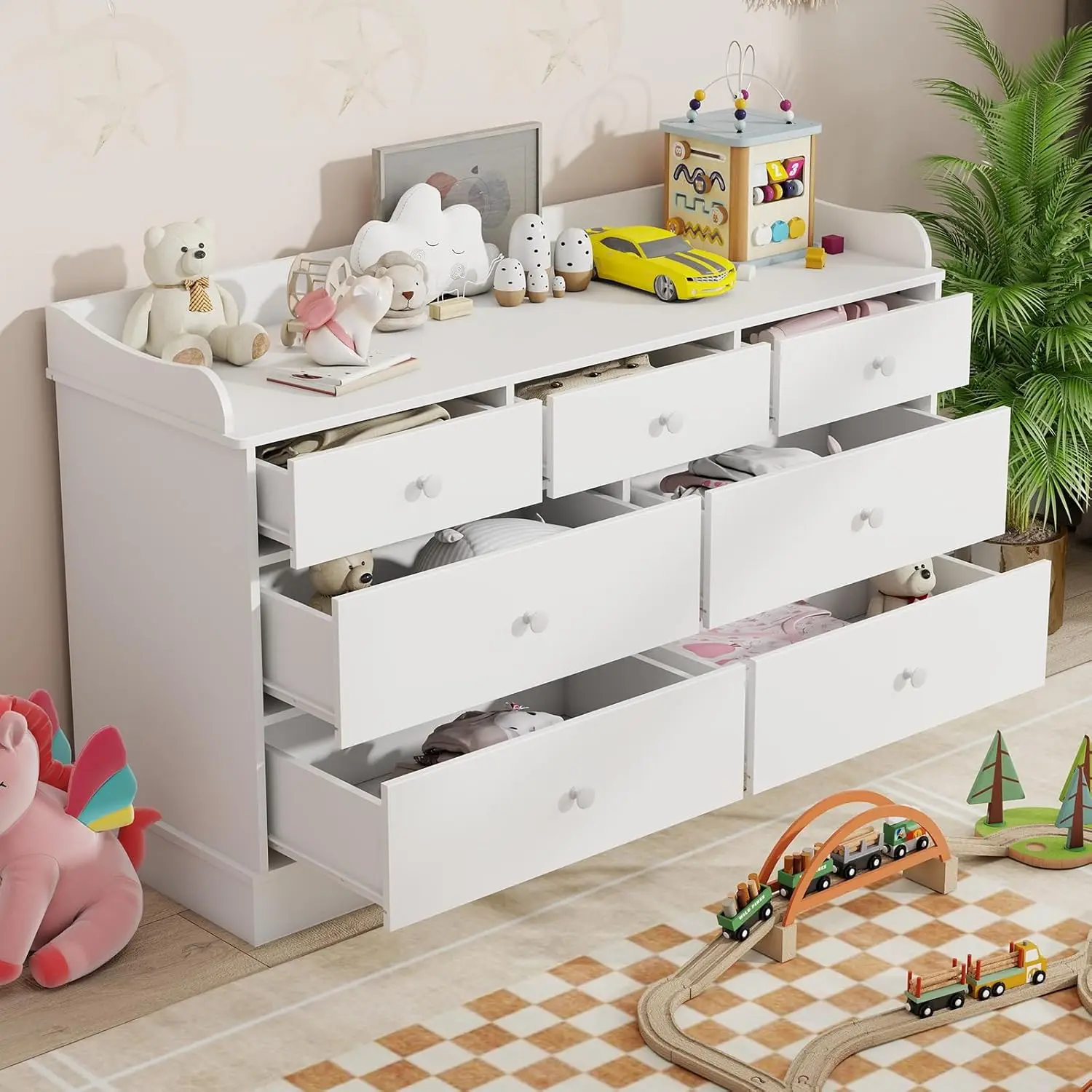 خزانة أدراج للأطفال مع 7 أدراج - مراجعة Baby Nursery Drawers وسعره
