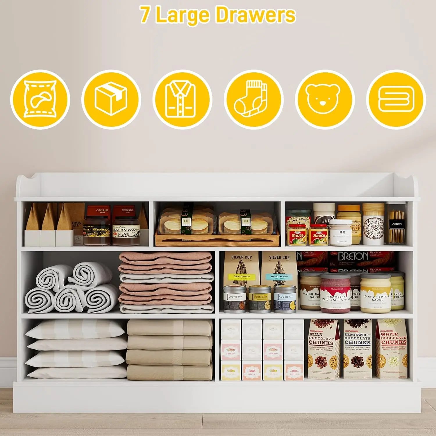خزانة أدراج للأطفال مع 7 أدراج - مراجعة Baby Nursery Drawers وسعره