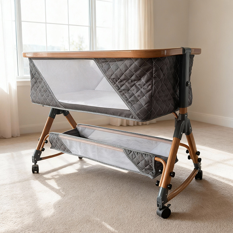 سرير أطفال فاخر قابل للطي بالج - مراجعة Bassinet Bedside Sleeper وسعره