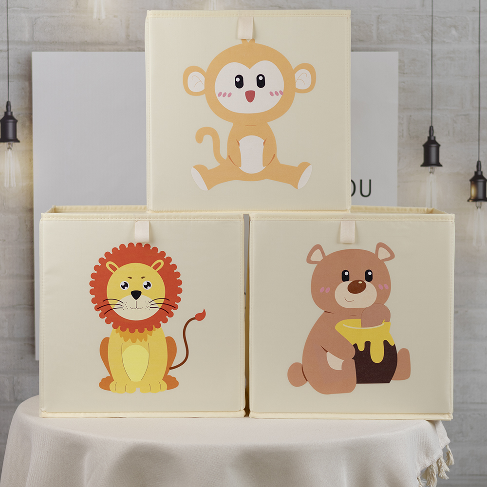 سلة تخزين كرتونية لطيفة للأطفا - مراجعة Baby Nursery Basket وسعره