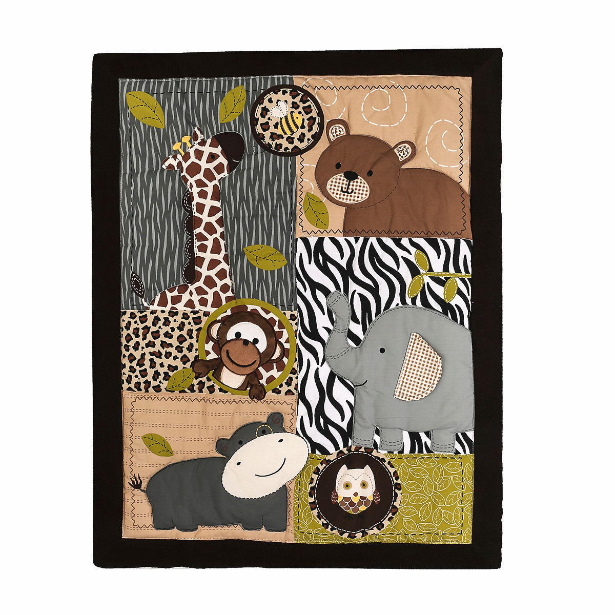 3 قطعة المطرزة الوليد الطفل ال - مراجعة Baby Nursery Quilts وسعره